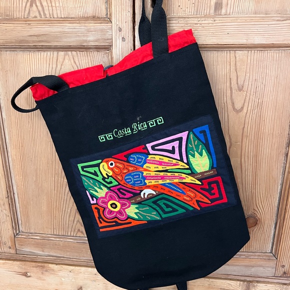Costa Rican “Mola” Bucket Bag - Picture 1 of 2